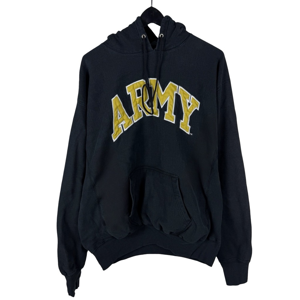 Vintage 90s Steve & Barry’s Army College Heavyweight Pullover Hoodie Size 2XL